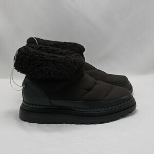 Sam Edelman Ozie Quilted Booties Women's 6.5M Black Boots Shoes Grunge Cozycore
